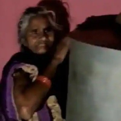 Viral video covid Vaccine old woman